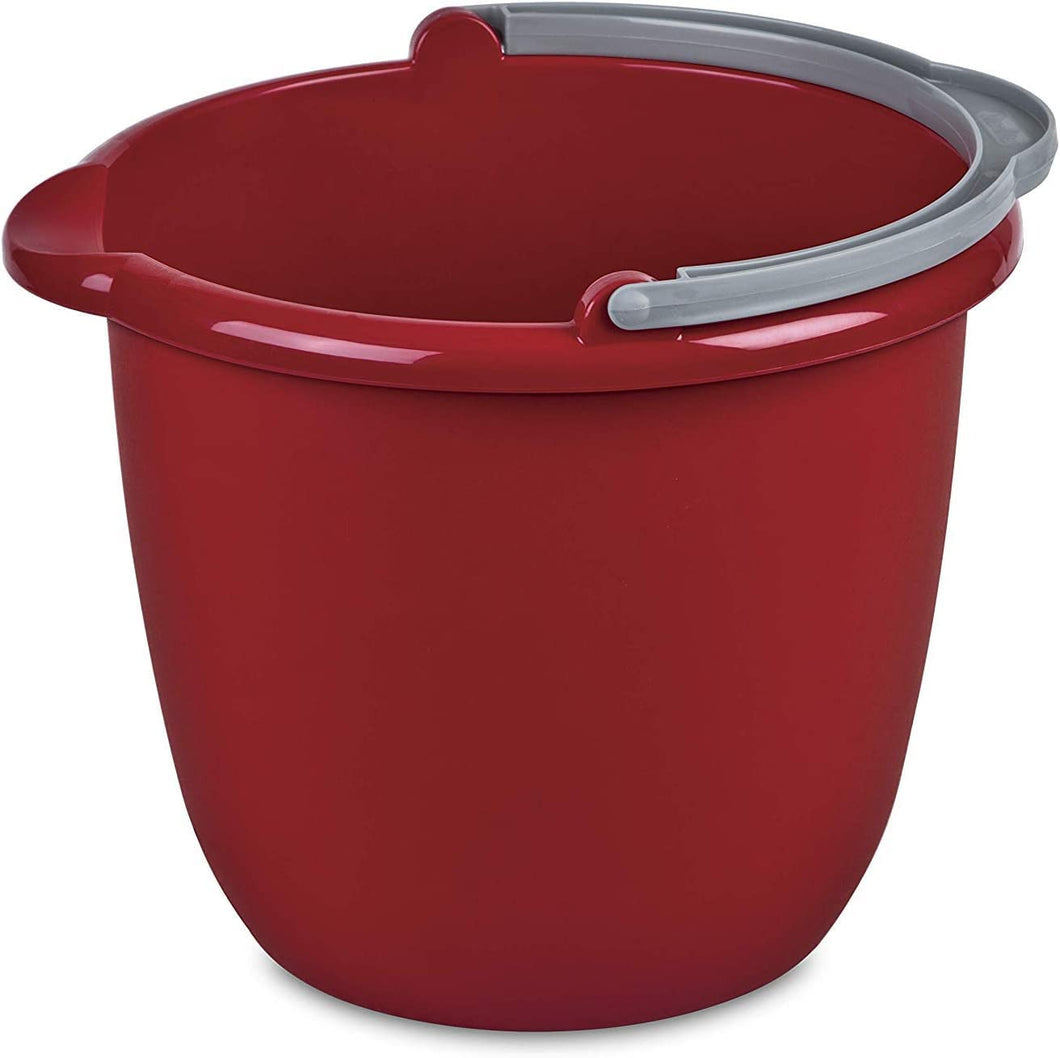 Vilitkin 10QT (9.5L) Heavy Duty Sturdy Spout Pail Bucket with Durable Grip Handle for Cleaning, Mopping, Projects, Storage, Paint
